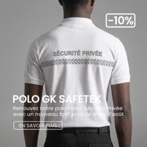 polos blancs Sécurité Privée -10%
